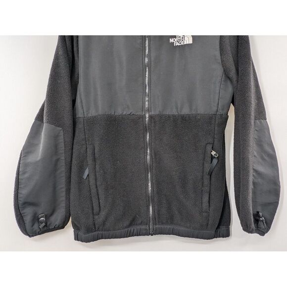 The‎ North Face Girls Medium Black Polartec Fleece Full Zip Jacket Zip Pockets - Picture 8 of 11